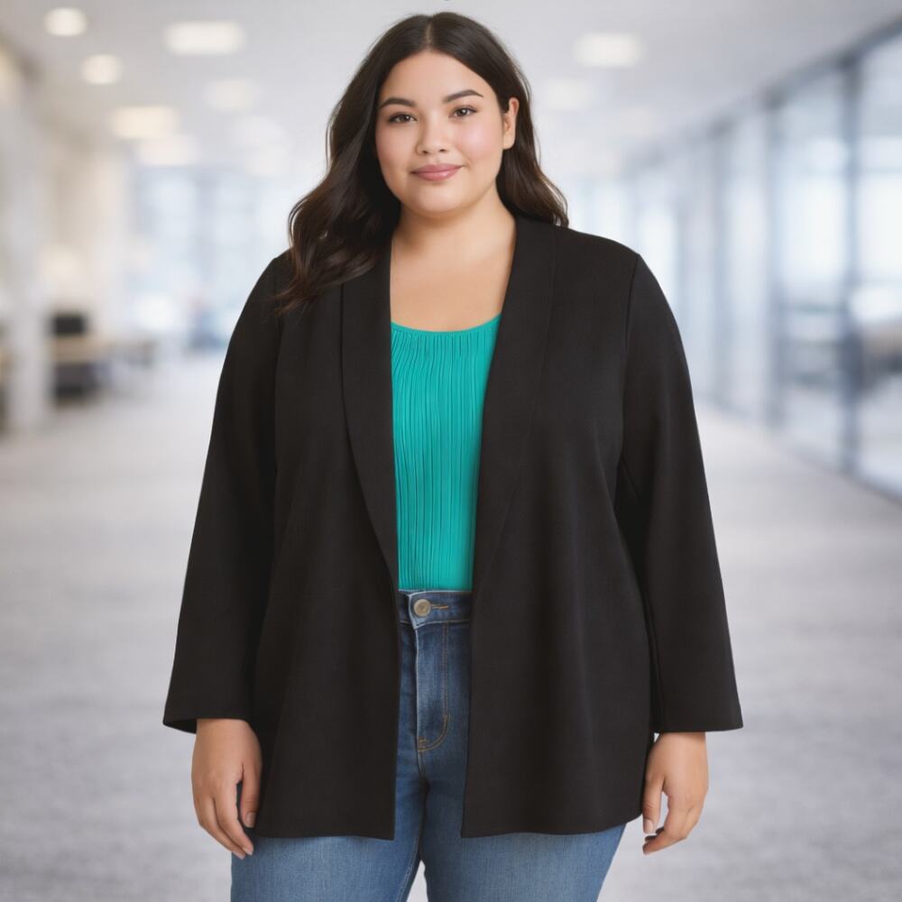 Athleta SZ 22 Avenue Blazer Black NWT Commuting Career Travel Work